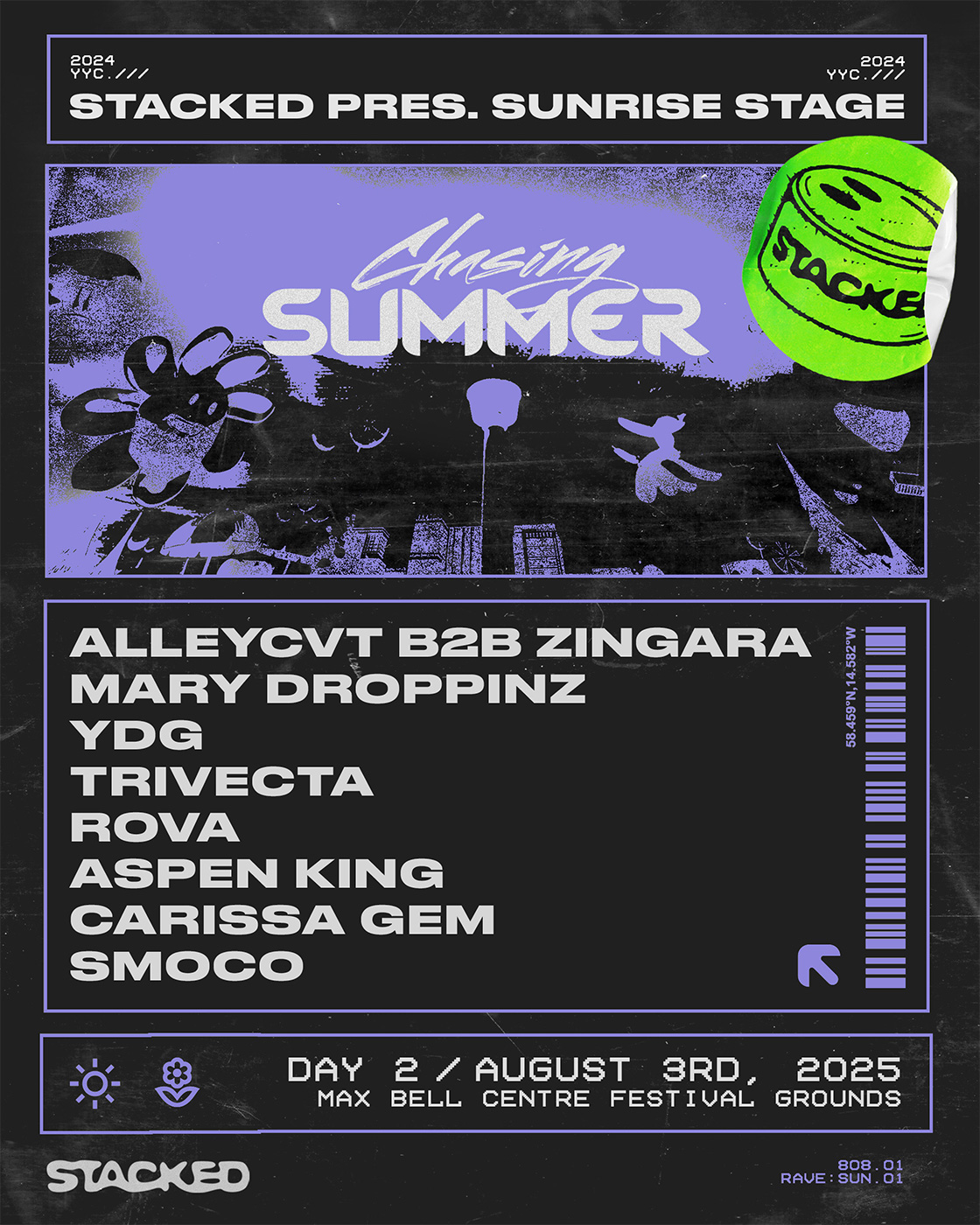 Sunrise Stage Day 2 Lineup