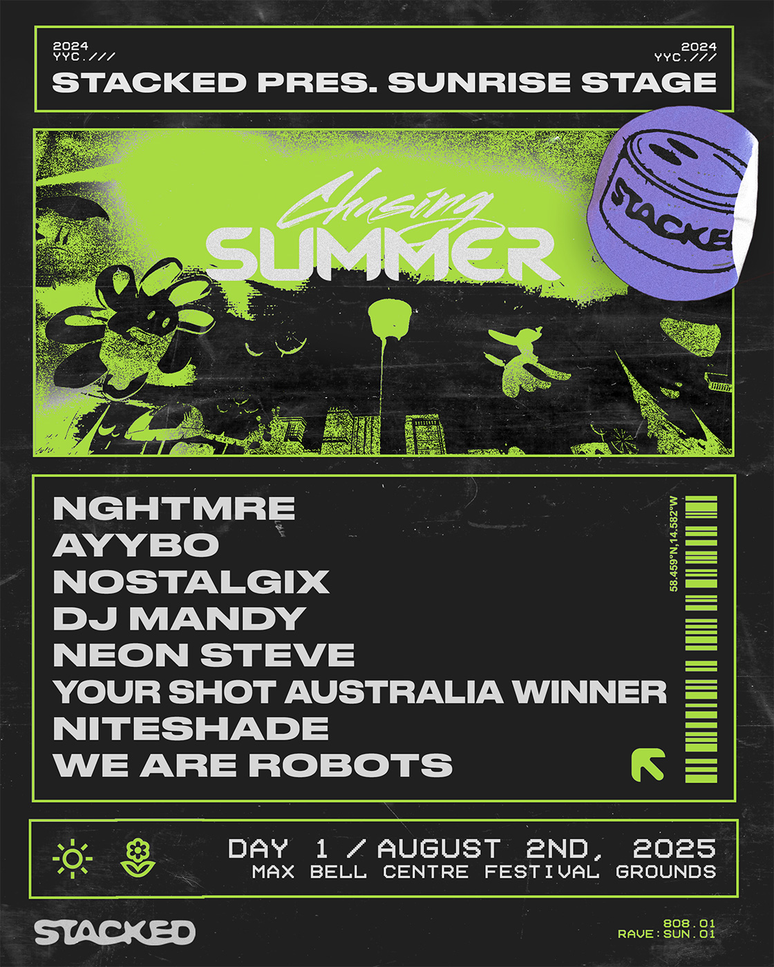 Sunrise Stage Day 1 Lineup
