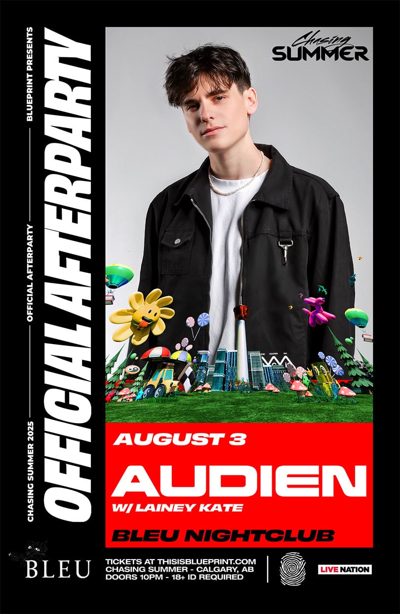 August 3 - Audien w/Lainey Kate @ Bleu Nightclub
